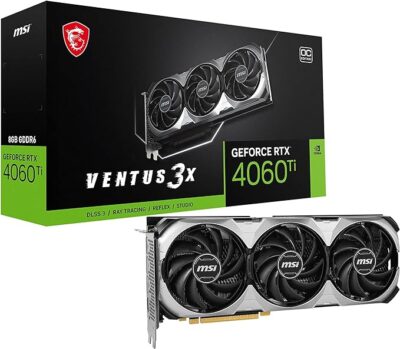  Buy MSI GeForce RTX 4060 Ti Ventus 3X 8G Online 